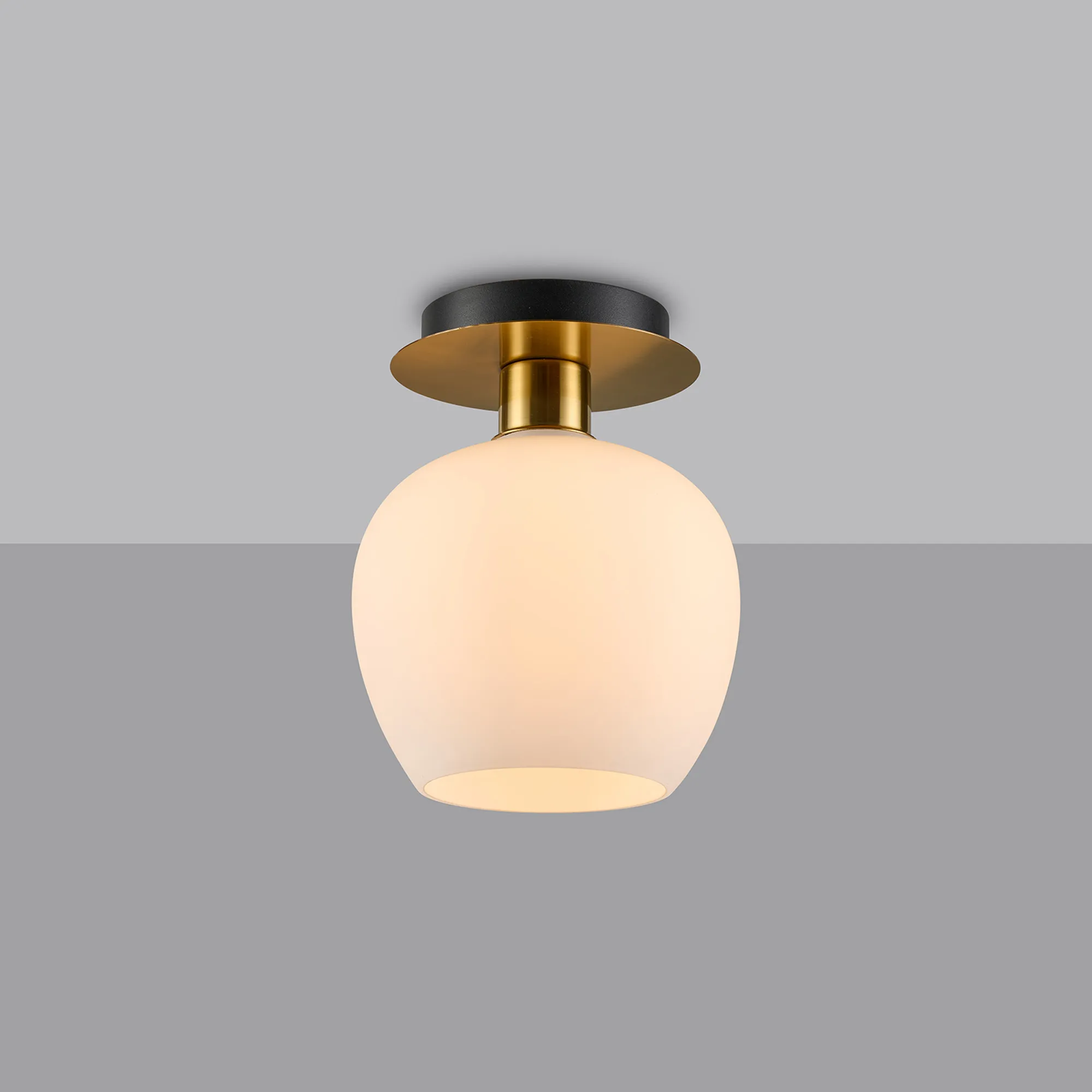 Lori Antique Gold Ceiling Lights Deco Flush Fittings